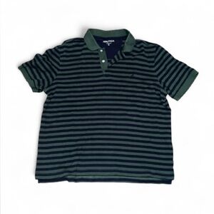 Náutica Classic Fit Striped Polo- Size XL